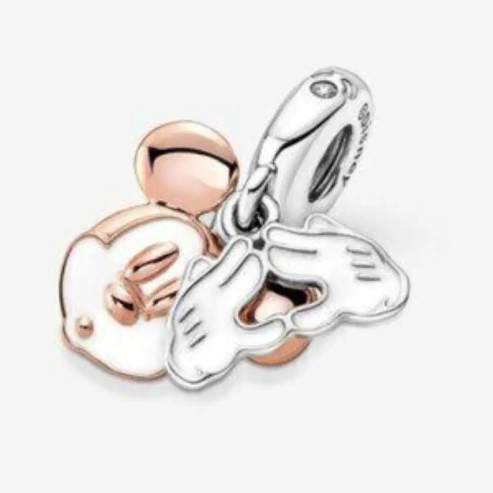 Pandora Mickey Mouse Double Dangle Charm - Picture 5 of 5